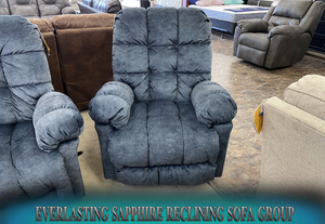 Everlasting Sapphire Reclining Sofa Group