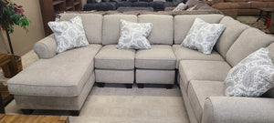 Praline Pearl Sectional (Non-Reclining)