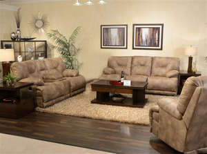 Voyager Brandy Reclining Sectional/Sofa Group by Catnapper